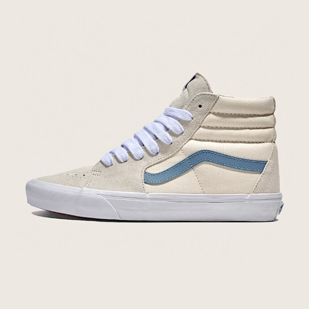 Vans Sk8-Hi Shoe Cream  Citadel Blue New With Box